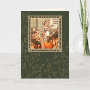 Happy Thanksgiving. Vintage Art Greeting Cards