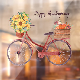 Happy Thanksgiving Vintage Bicycle