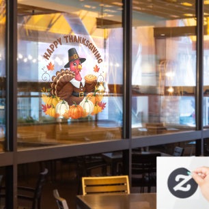 Happy Thanksgiving Window Cling