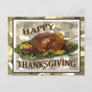 Happy Thanksgiving Wishes Post Card - Customise it