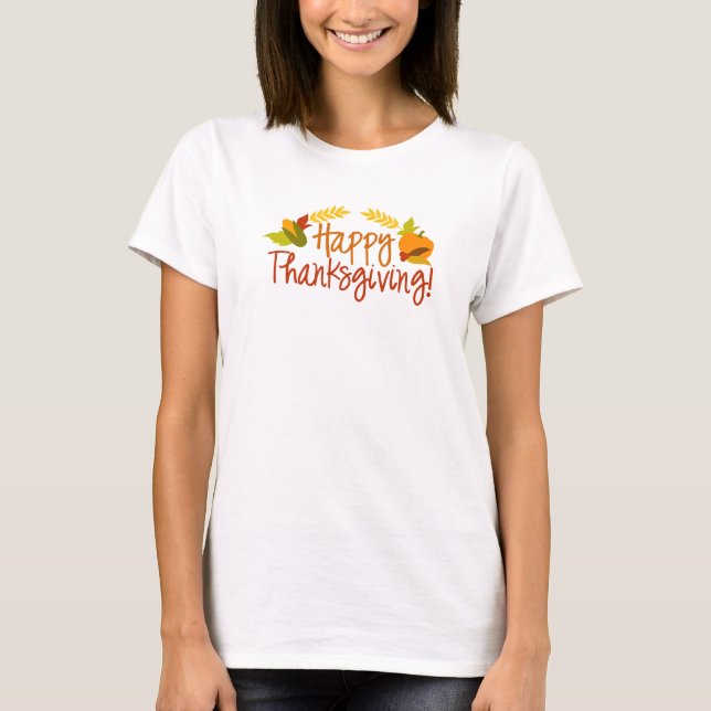 Happy Thanksgiving Women's T-shirt (Front)