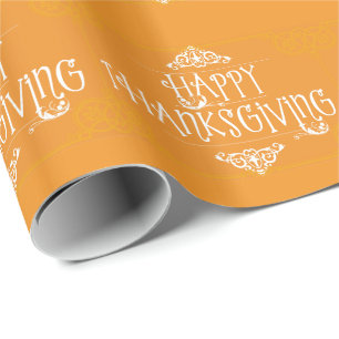 HAPPY THANKSGIVING WRAPPING PAPER