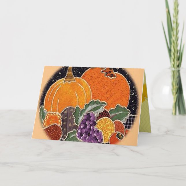 Happy Thanksgiving Yummies Card (Front)