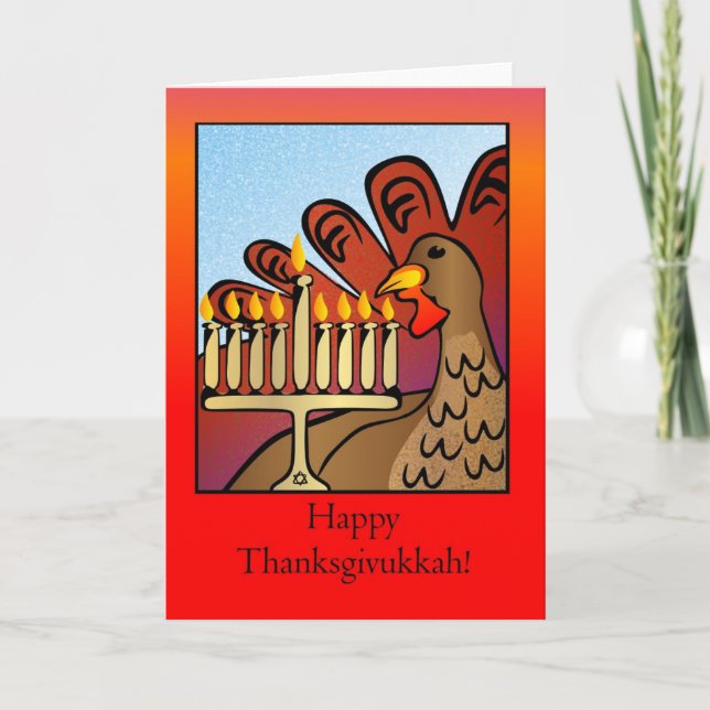Happy Thanksgivukkah! Card (Front)