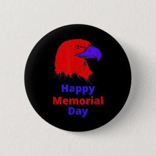 Happy The Day Of Memorial Men &amp; Women Youth 6 Cm Round Badge