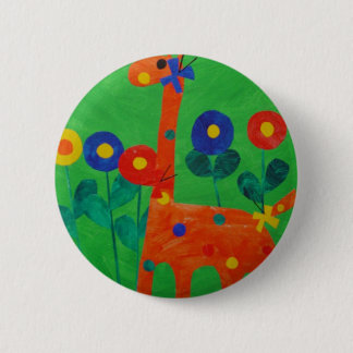 Happy the Giraffe Button