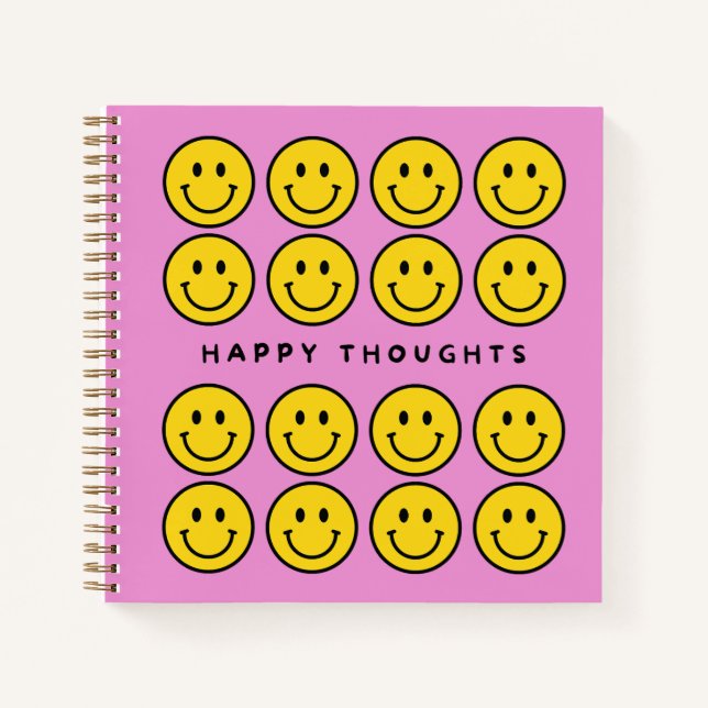 HAPPY THOUGHTS  NOTEBOOK (Front)