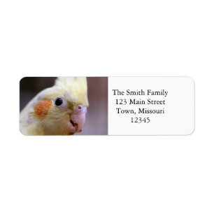 Happy tiel return address label