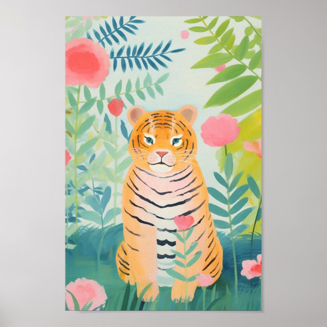 Happy Tiger Poster (Front)