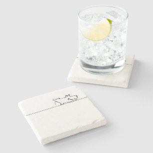happy time Glass Stone Coaster