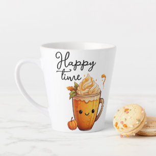 Happy Time Latte Mug