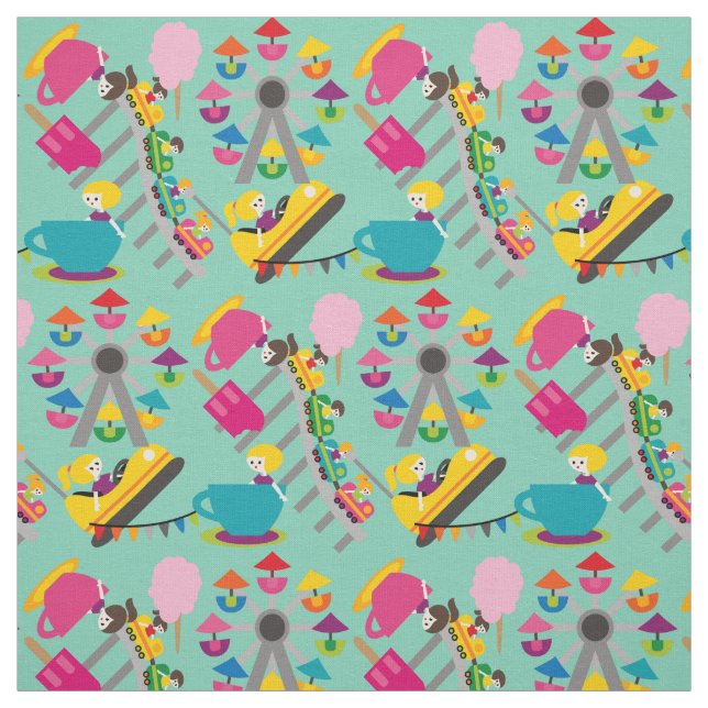 Happy Times Amusement Park Fabric (Swatch)