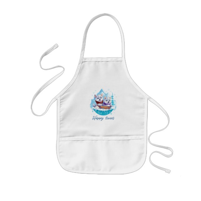 Happy times too kids apron (Front)