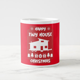 Happy Tiny House Christmas Large Coffee Mug