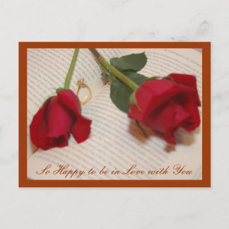 Happy to be in loved Postcard