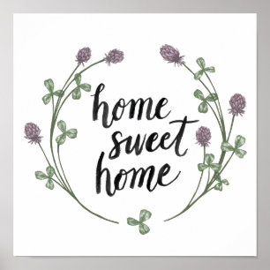 Happy to Bee Home Words I   Home Sweet Home Poster