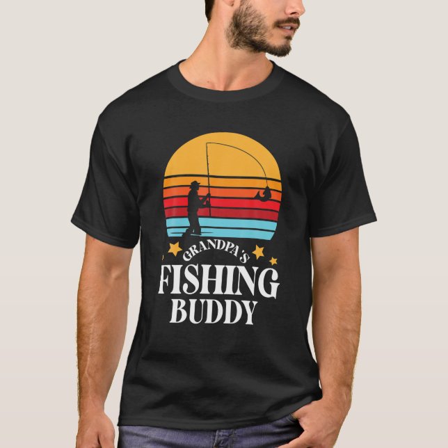 Happy To Me You Fishers Daddy Papa Grandpa's Fishi T-Shirt (Front)