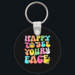 Happy To See Your Face Back To School Teachers Boy Key Ring<br><div class="desc">Happy To See Your Face Back To School Teachers Boys Girls</div>