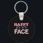 Happy To See Your Face Flowers Back To School For  Key Ring<br><div class="desc">Happy To See Your Face Flowers Back To School For Teacher</div>