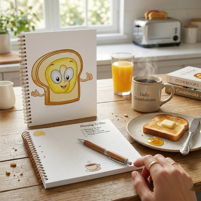 Happy Toast Kawaii Buttered Bread Slice Planner (Creator Uploaded)