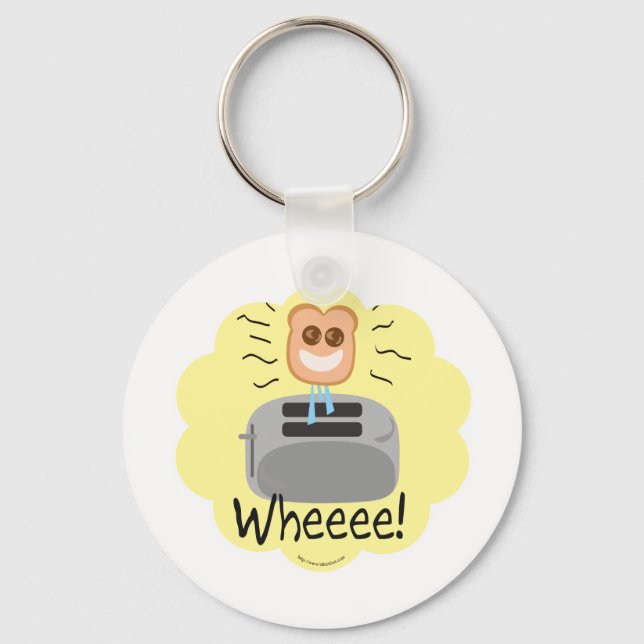 Happy Toast! Key Ring (Front)