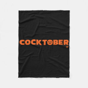 Happy Tober Halloween Costume Fun Halloween Fleece Blanket