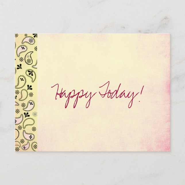 Happy Today Postcard (Front)
