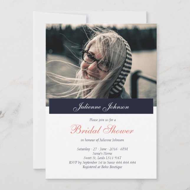 Happy Together | Photo Bridal Shower Invitation (Front)
