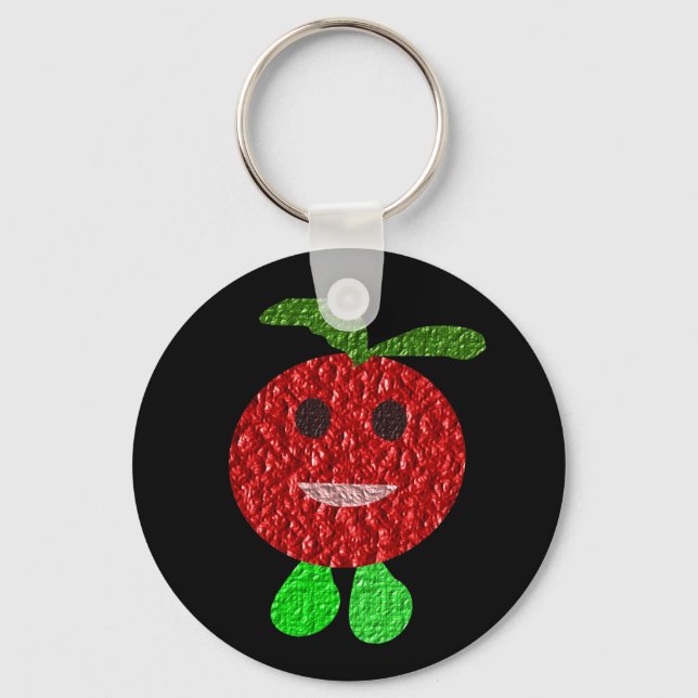 Happy Tomato Keychain (Front)
