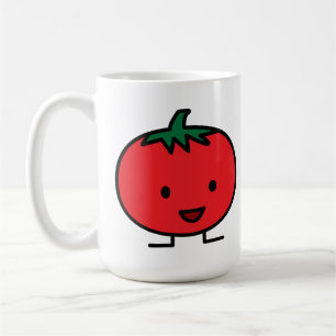 Happy Tomato Red Vegetable Fruit Coffee Mug