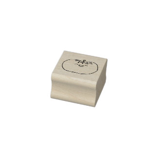 Happy Tomato Rubber Stamp