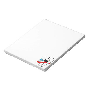Happy tooth notepad