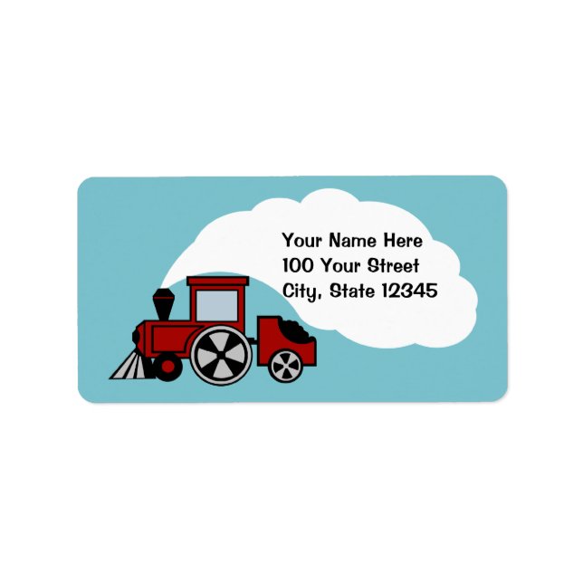 Happy Tracks Address Label (Front)