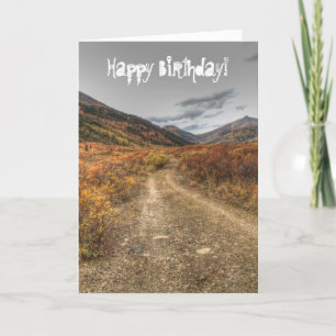 Happy Trail; Happy Birthday Card