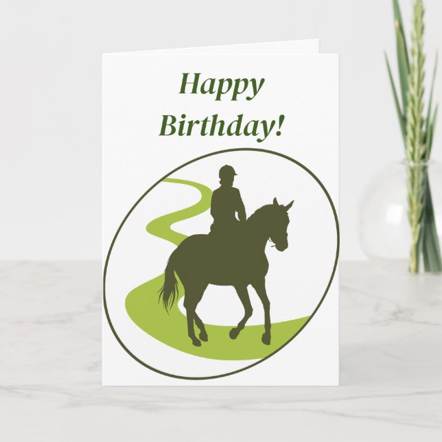 HAPPY TRAILS BIRTHDAY CARD (Front)