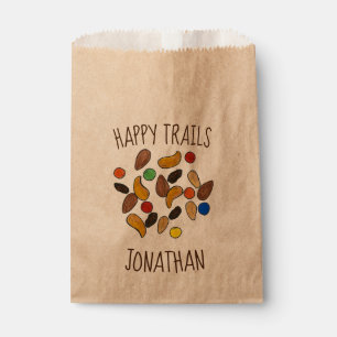 Happy Trails Camping Trail Mix Goodbye Retirement Favour Bag