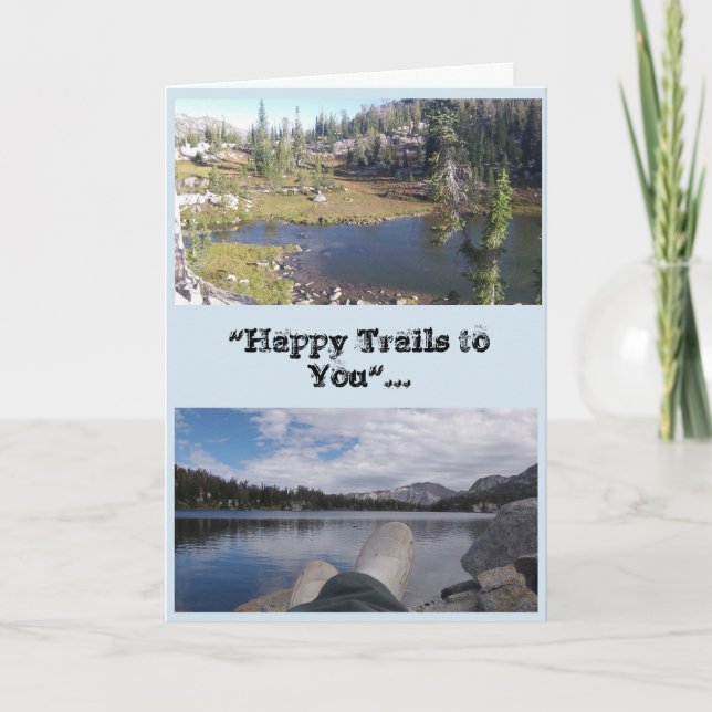 Happy Trails Father's Day Card (Front)