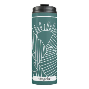 Happy Trails Mountains Scene Personalised Thermal Tumbler