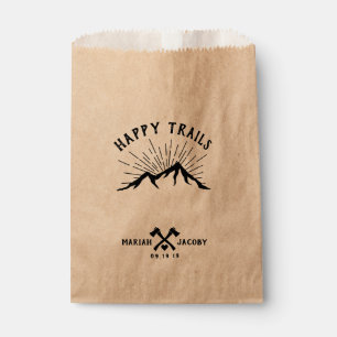 Happy Trails Wedding Favour DIY Trail Mix Bag