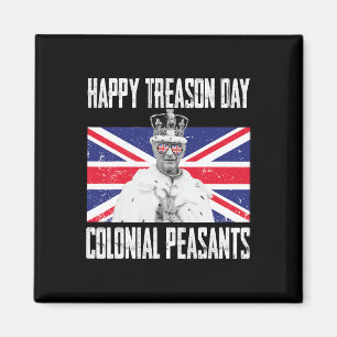 Happy Treason Day King Charles Iii British Funny 4 Magnet