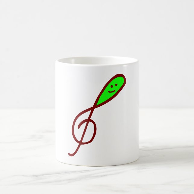 Happy Treble Clef Mug (Center)