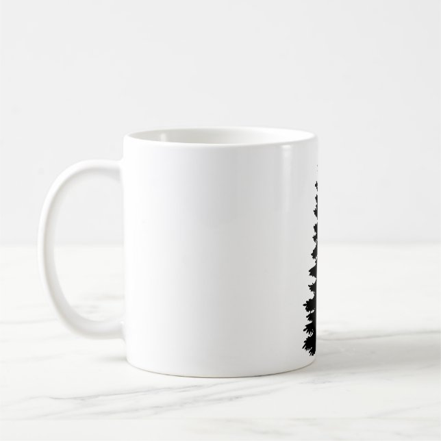 Happy tree coffee mug (Left)