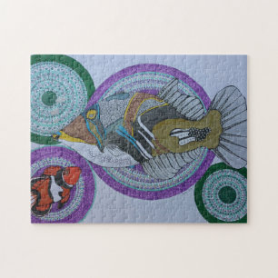 Happy trigger fish jigsaw puzzle