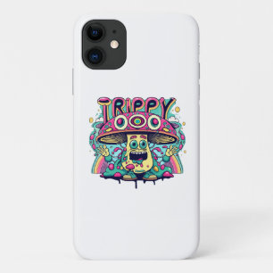 Happy Trippy Mushroom iPhone 11 Case