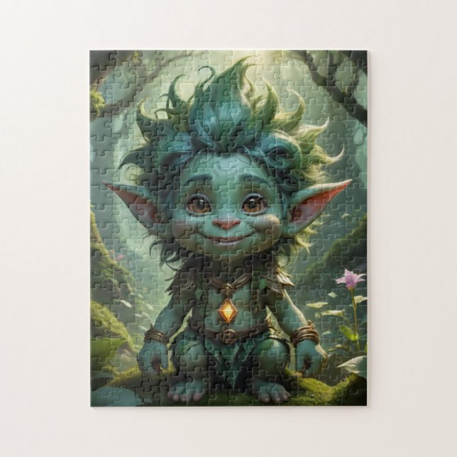 Happy Troll Jigsaw Puzzle (Vertical)