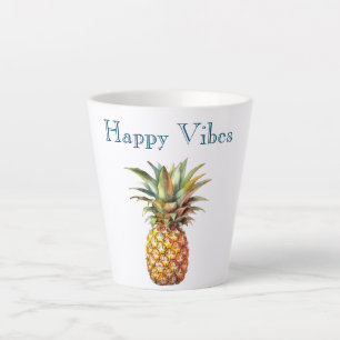 Happy Tropical Pineapple Latte Mug