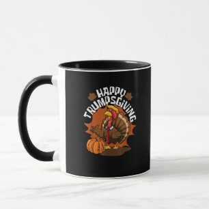Happy Trumpsgiving Funny Thanksgiving Trumpkin Usa Mug