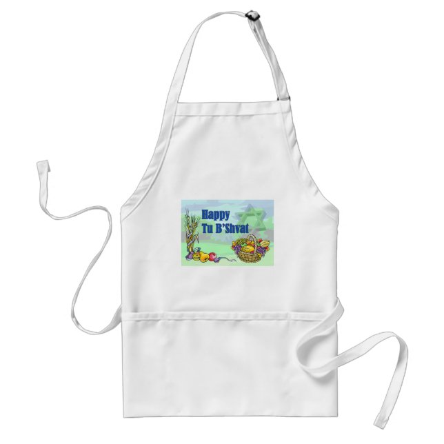 Happy Tu B'Shvat Standard Apron (Front)