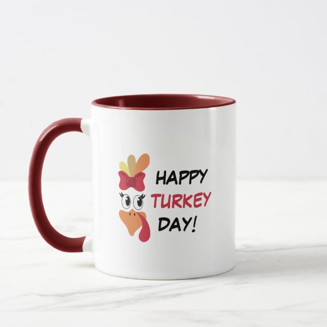 Happy turkey day mug (Left)