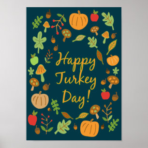 Happy Turkey Day! Poster